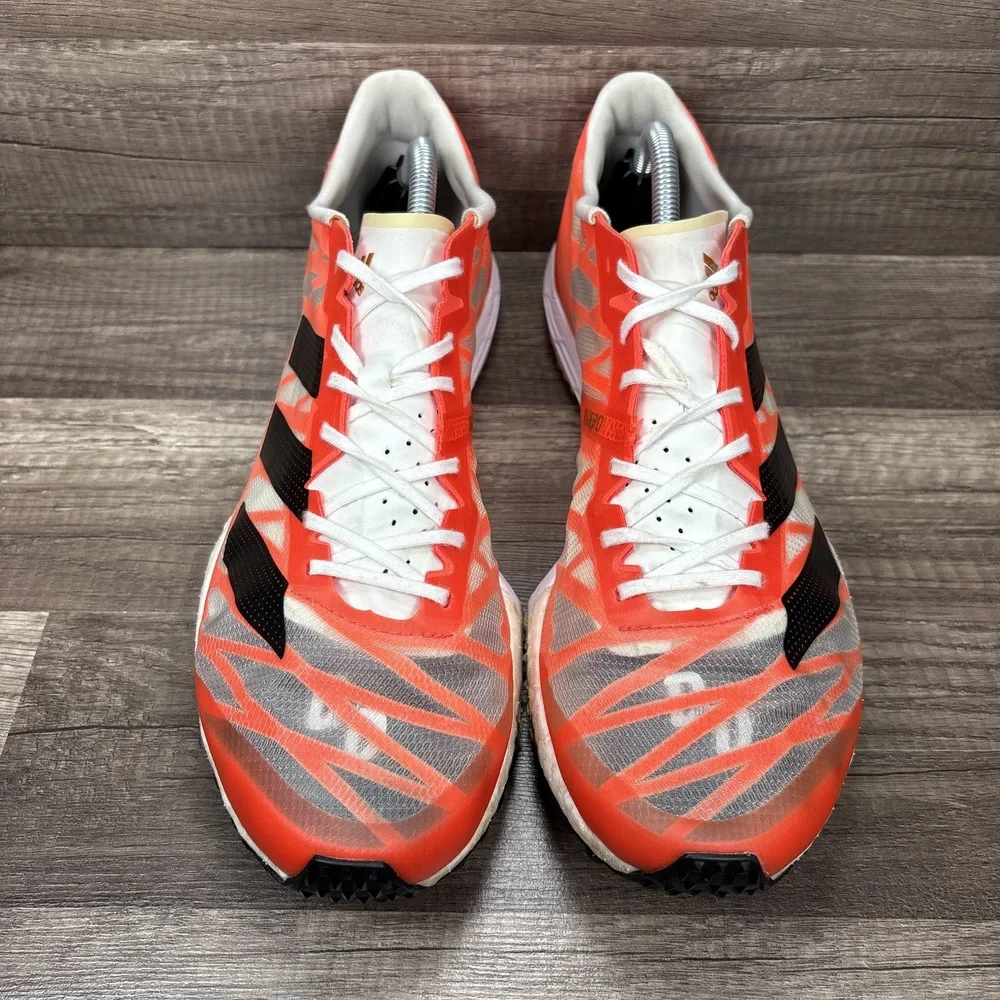 Adidas Takumi Sen 7 Orange Black Mens US Size 12 EUR 46.67 FZ2499 Running Shoes - Picture 2 of 10